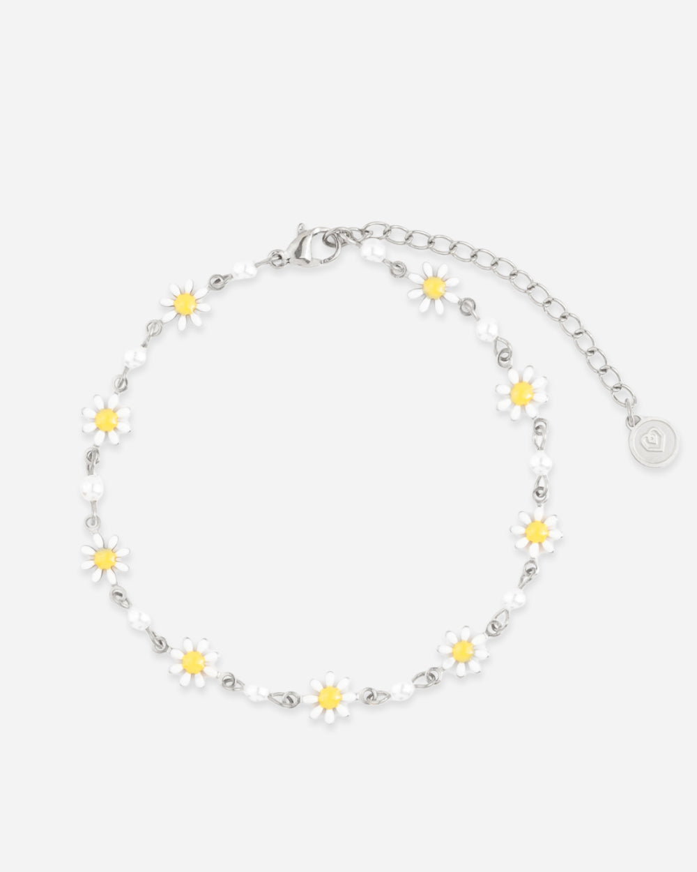 ANKLET Daisy Chains - Silver