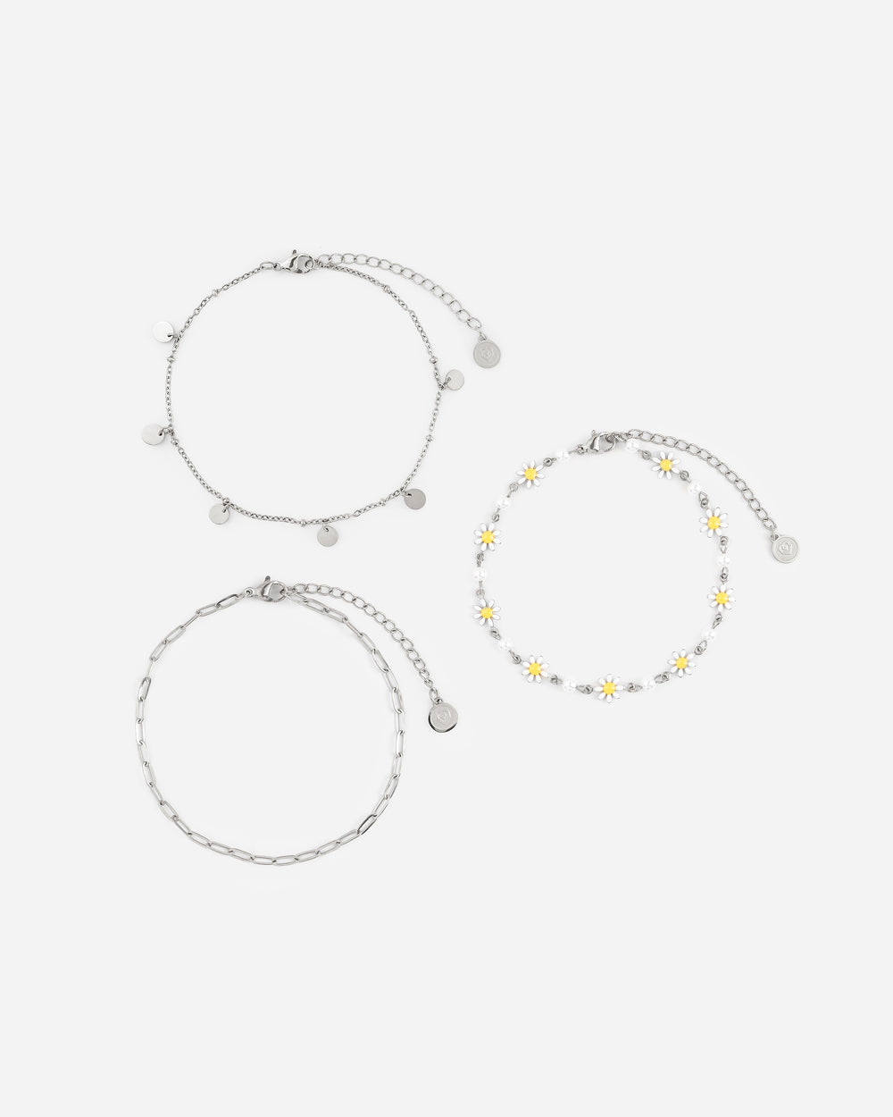 ANKLET Daisy Chains - Silver